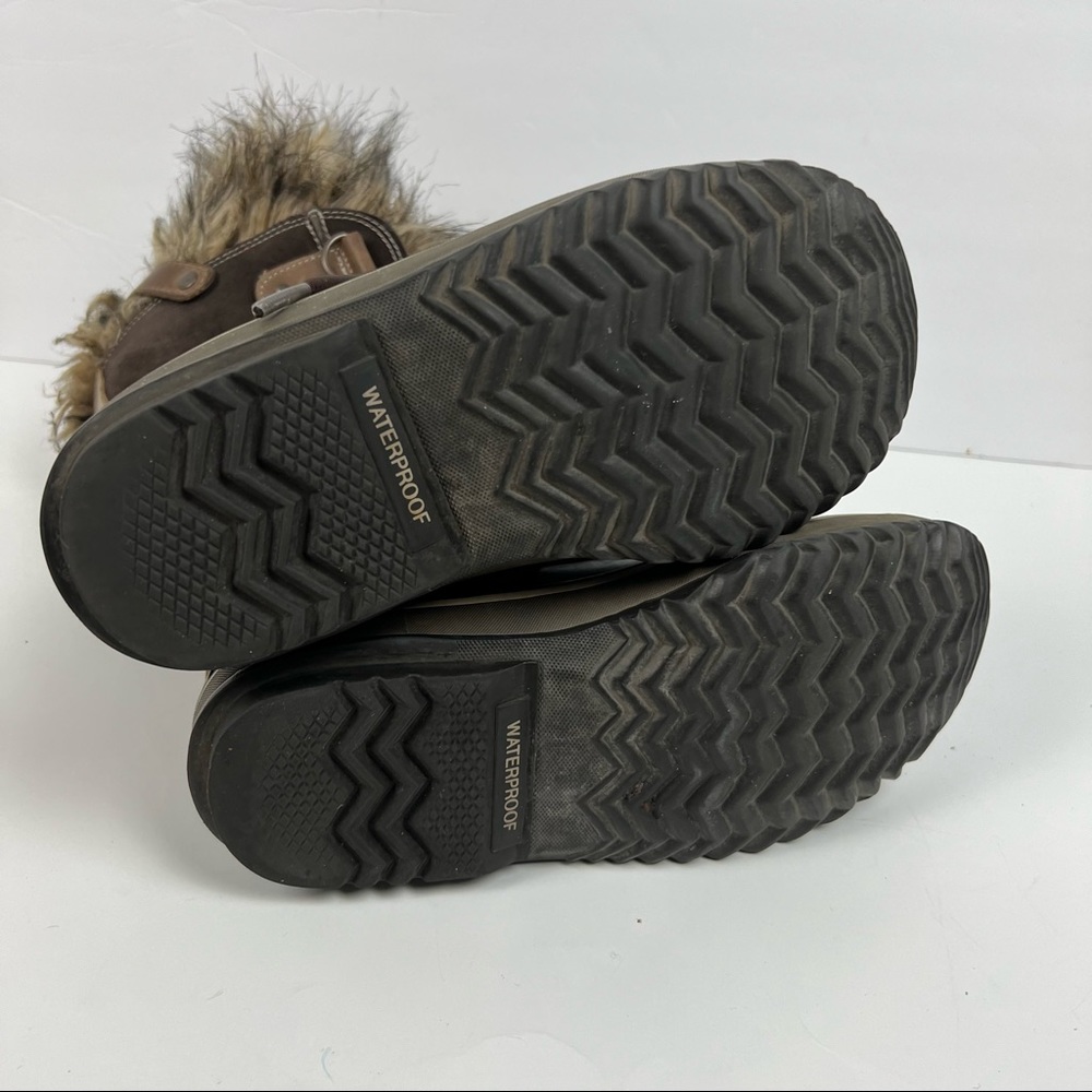 Sorel Joan Of Arctic Faux Fur Lined Suede Waterproof Women's Boots Size 6 - Picture 5 of 7
